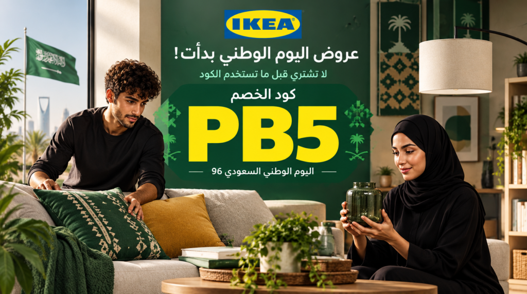 كود خصم ايكيا السعودية 2026 عروض نهاية العام
